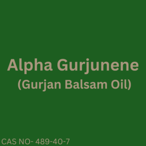 Alpha Gurjunene (Gurjan Balsam Oil)